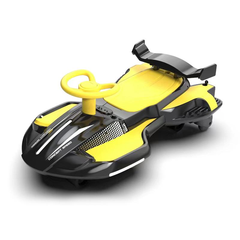 12V Electric Wiggle Ride-On with Flash Wheels & Music