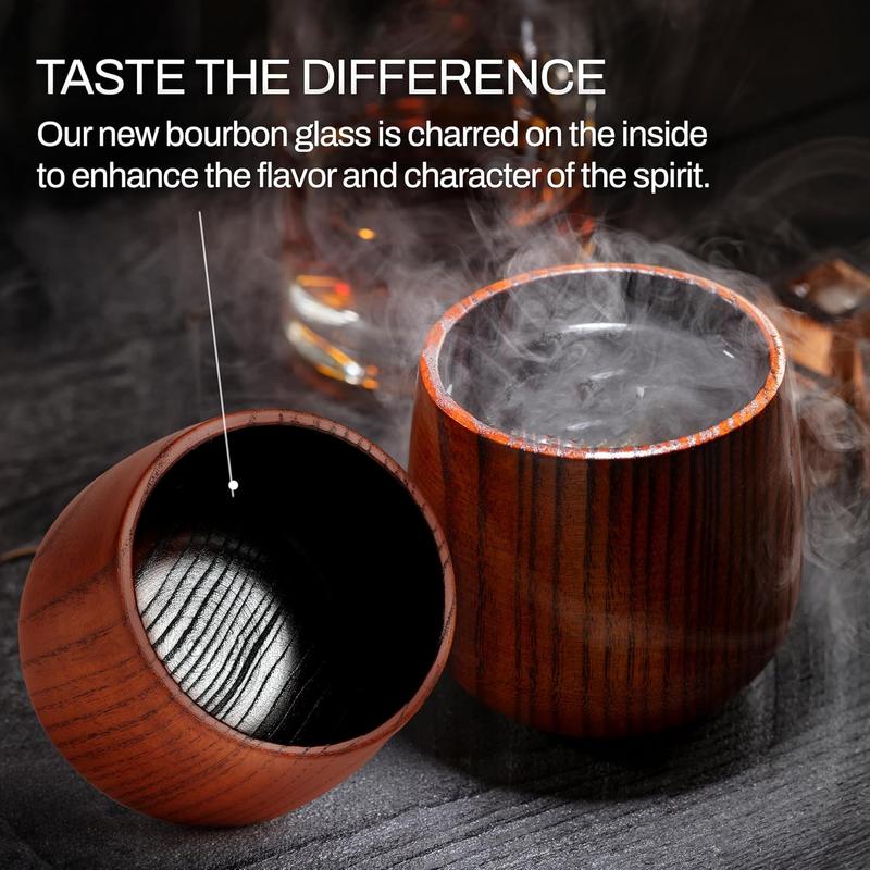 Wooden Whiskey Tumbler