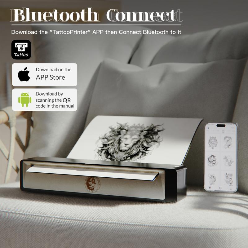 Portable Bluetooth Tattoo Stencil Printer
