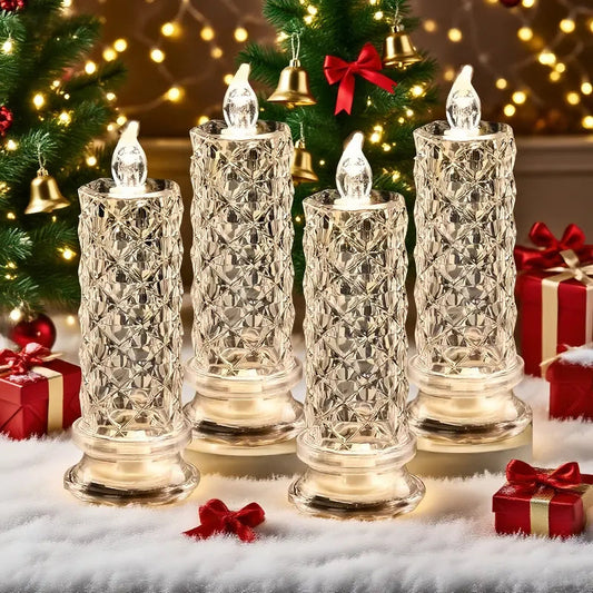 Crystal LED Candle Set – Warm Glow