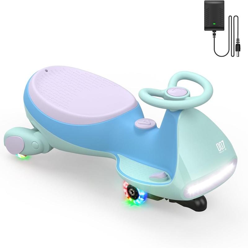 N7 Electric Wiggle Car with Pedal, Ride on Toy