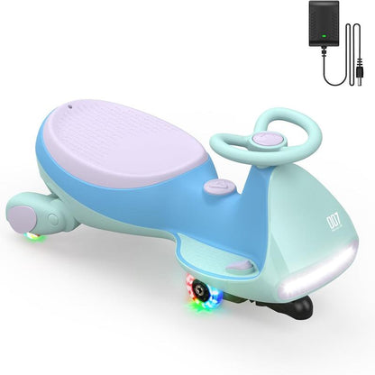 N7 Electric Wiggle Car with Pedal, Ride on Toy