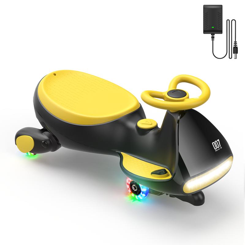 N7 Electric Wiggle Car with Pedal, Ride on Toy