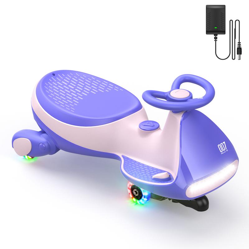 N7 Electric Wiggle Car with Pedal, Ride on Toy