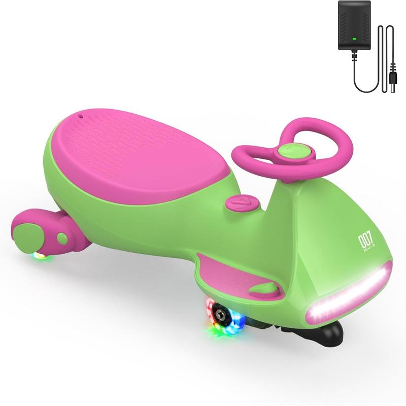 N7 Electric Wiggle Car with Pedal, Ride on Toy
