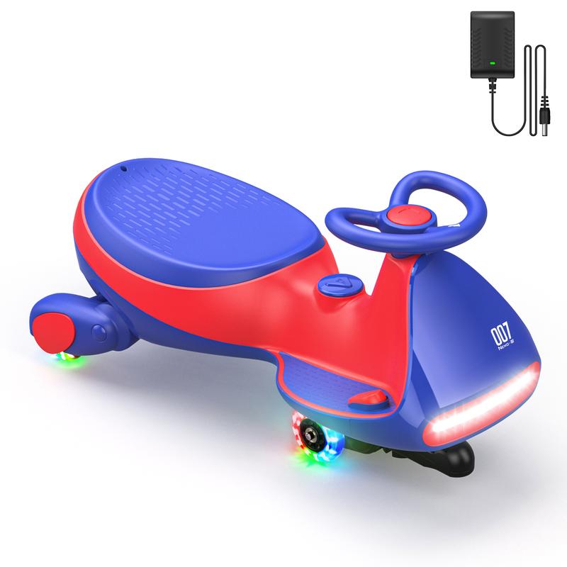 N7 Electric Wiggle Car with Pedal, Ride on Toy