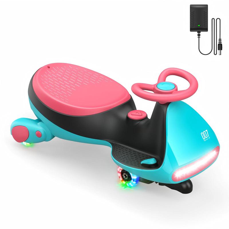 N7 Electric Wiggle Car with Pedal, Ride on Toy