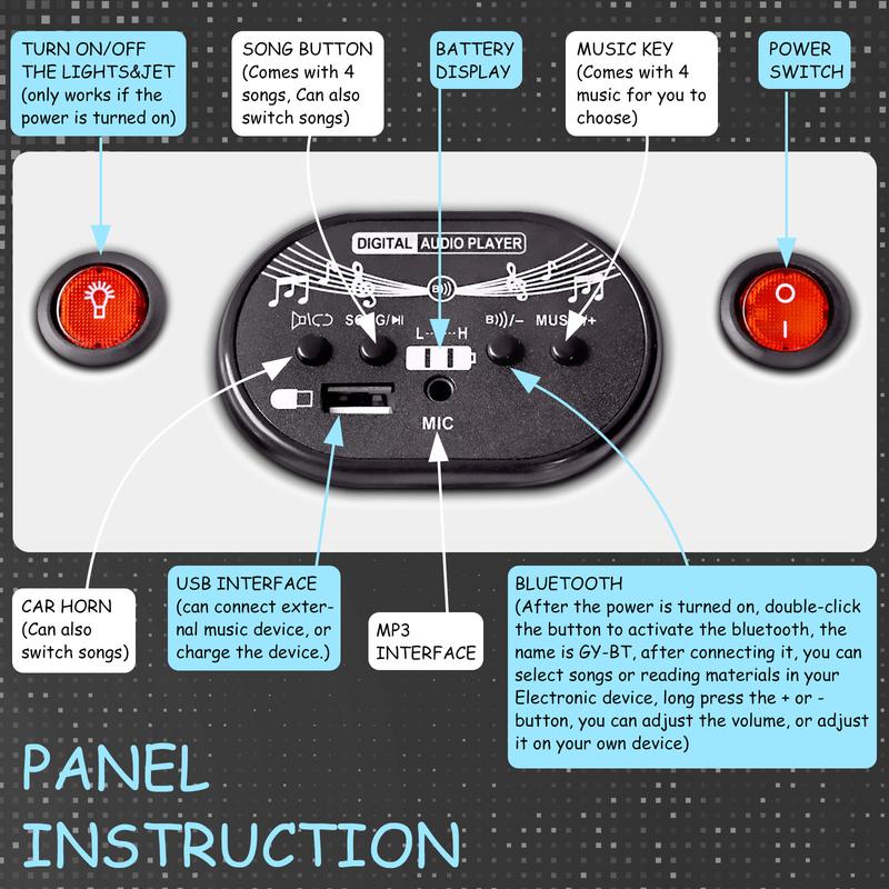 12V Electric Wiggle Ride-On with Flash Wheels & Music