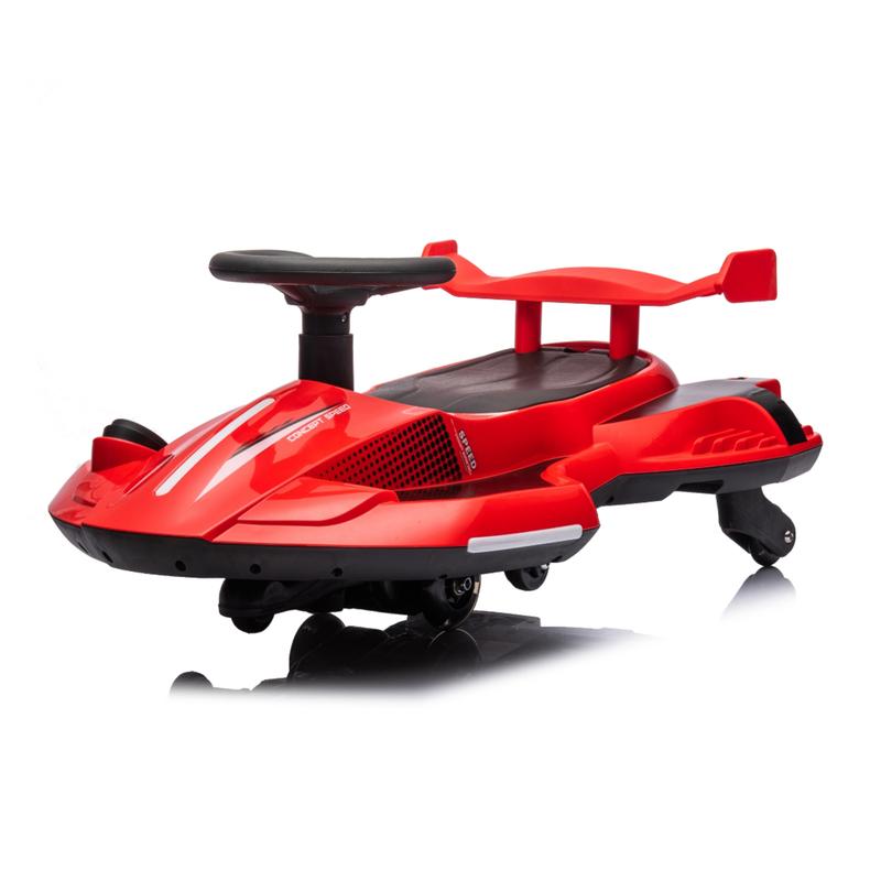 12V Electric Wiggle Ride-On with Flash Wheels & Music