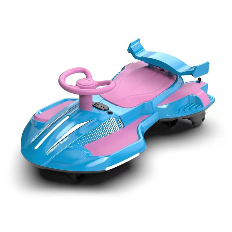 12V Electric Wiggle Ride-On with Flash Wheels & Music