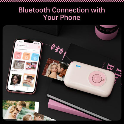 Wireless Portable Color Photo Printer
