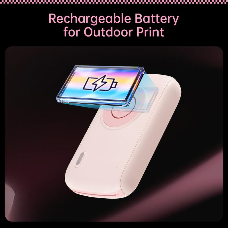 Wireless Portable Color Photo Printer