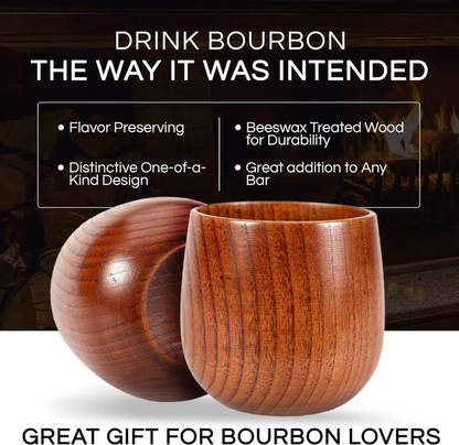 Wooden Whiskey Tumbler