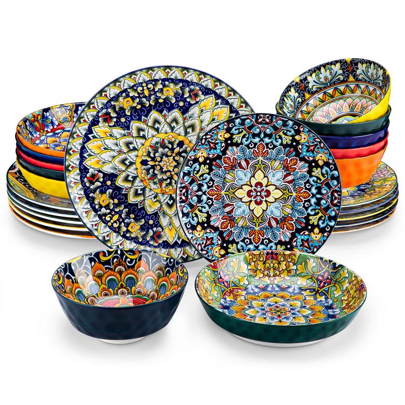 Bohemian Style Dinnerware Set