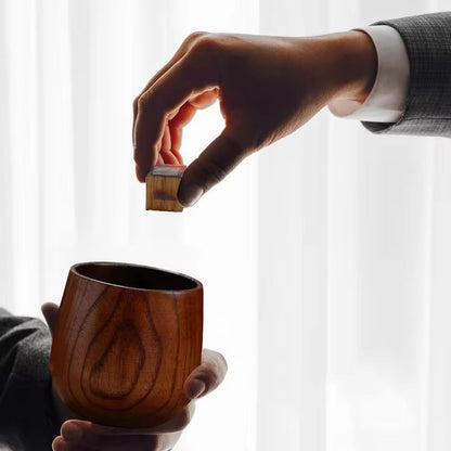 Wooden Whiskey Tumbler