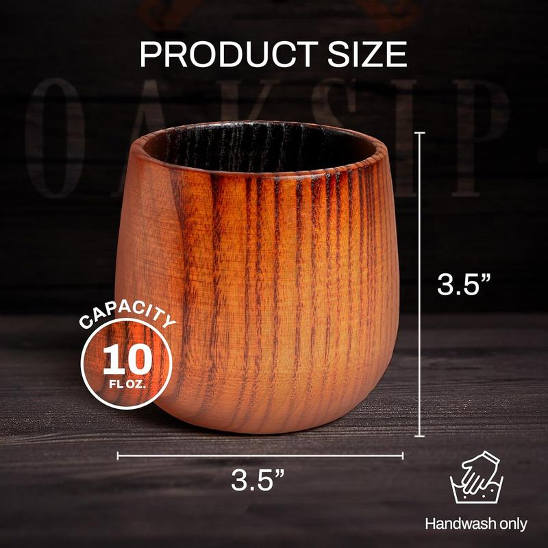 Wooden Whiskey Tumbler