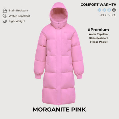 Long Warm Puffer Coat