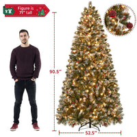 Pinecones with lights-7.5FT