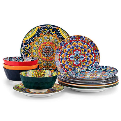 Bohemian Style Dinnerware Set