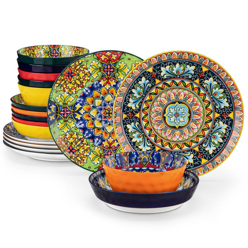Bohemian Style Dinnerware Set