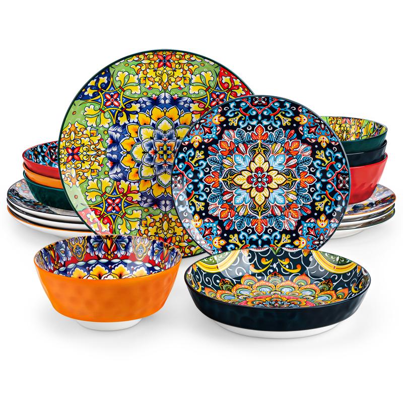 Bohemian Style Dinnerware Set