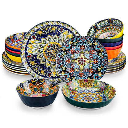 Bohemian Style Dinnerware Set