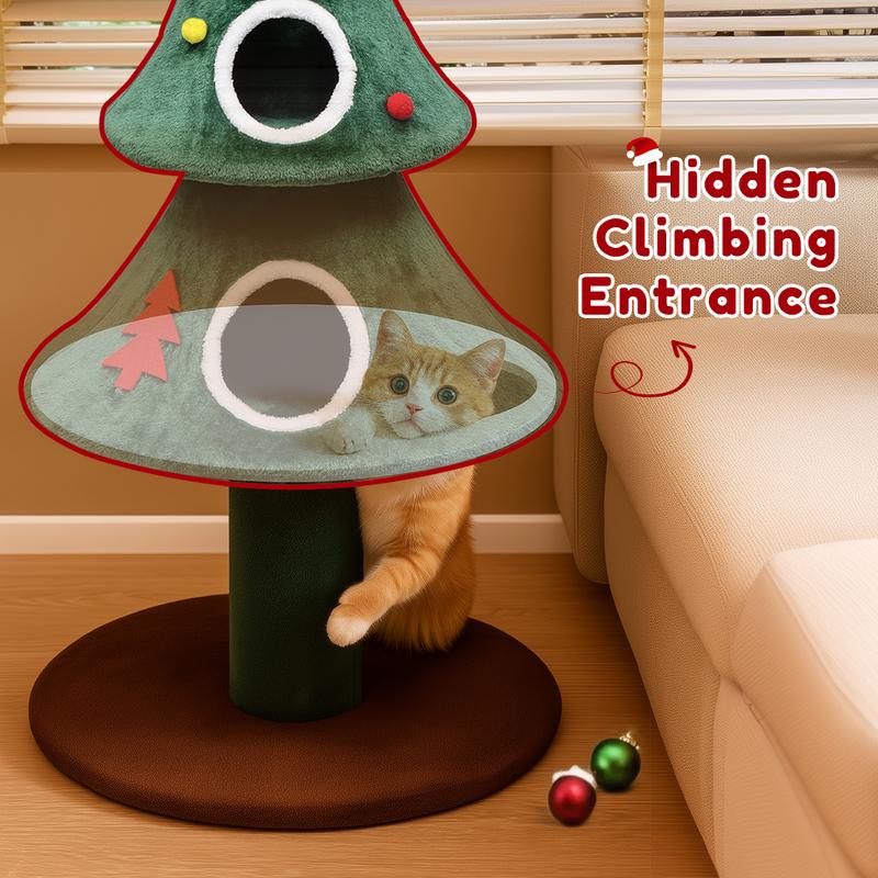 Holiday Cat Climbing Tower