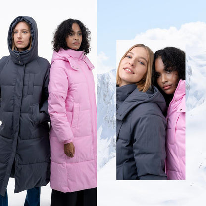 Long Warm Puffer Coat