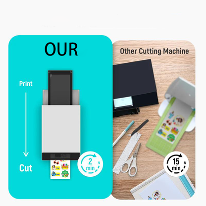 All-in-One Sticker Printer Cutter