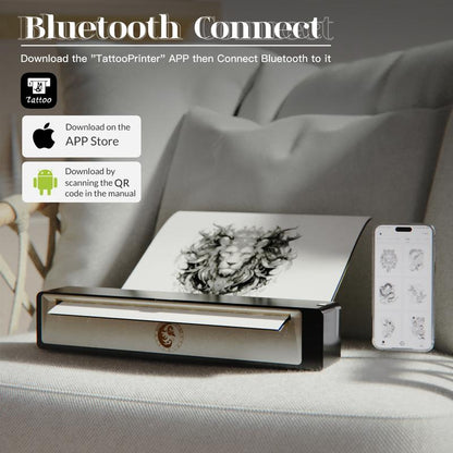 Portable Bluetooth Tattoo Stencil Printer