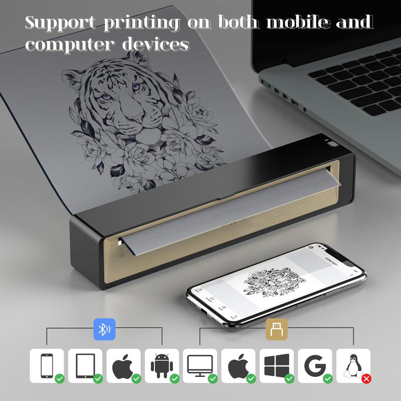 Portable Bluetooth Tattoo Stencil Printer